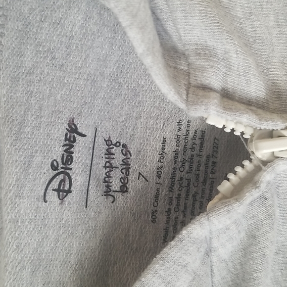 Grey hoodie size 7 kids - Picture 2 of 4